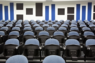 Photo of lecture theatre.